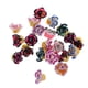 thumbnail image 3 of 20 piezas al por mayor de flores rosas coloridas de 15 mm, 3 of 9