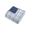 thumbnail image 2 of Urban Playground Kids and Teens Marquis Navy Plaid 3-Piece Quilt Set, Full/Queen, 2 of 3