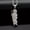 Silver, variant on Focus For Men Stainless Steel Gold God Pendant Hip Hop Iced Out Religious Jewelry