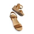 thumbnail image 4 of Sandalia DREAM PAIRS NINI-8 Camel Plataforma con Cuña y Tacón de 7.5 cm, 4 of 7
