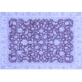 thumbnail image 1 of Ahgly Company Machine Washable Indoor Rectangle Oriental Blue Traditional Area Rugs, 7' x 9', 1 of 4