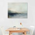 thumbnail image 2 of Acheng  Framed Canvas Print Wall Art Watercolor Gray Blue Paint Stroke Landscape Abstract Shapes Illustrations Minimalism Decorative Bohemian Nordic for Living Room, Bedroom, Office picture 2, 2 of 6