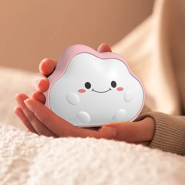 SBYOJLPB Two-Speed Temperature Adjustment Hand Warmer Seven-Color Ambient Light Usb Rechargeable Portable Hand Warmer