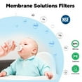 thumbnail image 4 of Membrane Solutions Universal Reverse Osmosis Water Filter for 5/6 Stage RO System, Compatible with iSpring, APEC, Express Water, 50GPD RO Membrane, 4 of 9