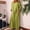 Yellow, variant on IDALL Summer Dresses,Maxi Dresses Women Casual Long Sleeve Solid O-Neck Summer Cotton Maxi Dress With Pockets Long Dresses,Linen Dress,Modest Dresses Yellow Dress S