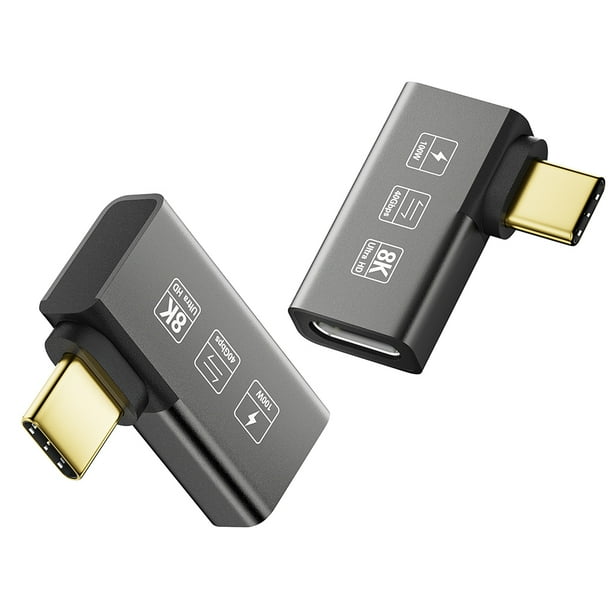 Convertidor tipo C 8K HD Tipo-C a adaptador hembra Plug and Play 60hz para PC Laptop Kuymtek Para estrenar