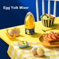 thumbnail image 5 of ABCISI Egg Scrambler Shaker, Yolk Mixer, Portable Golden Egg Maker, Manual Egg Shaker, Egg Spinner Scrambler, Egg White and Yolk Spinning Mixer with Pull Rope to Make Hard Boiled Golden Eggs (Blue), 5 of 7