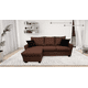 thumbnail image 2 of Sala Esquinera El Bazar Store Denver Chocolate, 200x140 cm, Lado derecho e Izquierdo, Lino nacional, Sofa, 2 of 8
