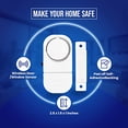 thumbnail image 3 of Perfect Alarm,Personal Security System to Keep You and Your Family Safe,Great for Doors,Medicine Cabinets,Gates,Windows,and More,Easy to Install No Wires or Tools Required (4 Pack), 3 of 6