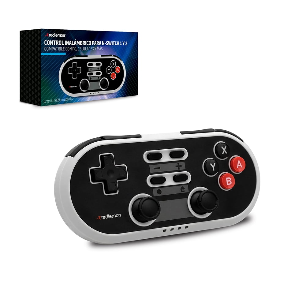 Control Redlemon para Nintendo Switch 1 y 2 Retro Inalámbrico BT PC Celular XBox