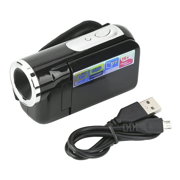 Fotografía Videocámara Grabadora De Tamaño Pequeño Cámara De Video Digital Portátil 16X HD para Ciclismo Regalo De Cumpleaños para Correr Uso Al Aire Libre ANGGREK Otros