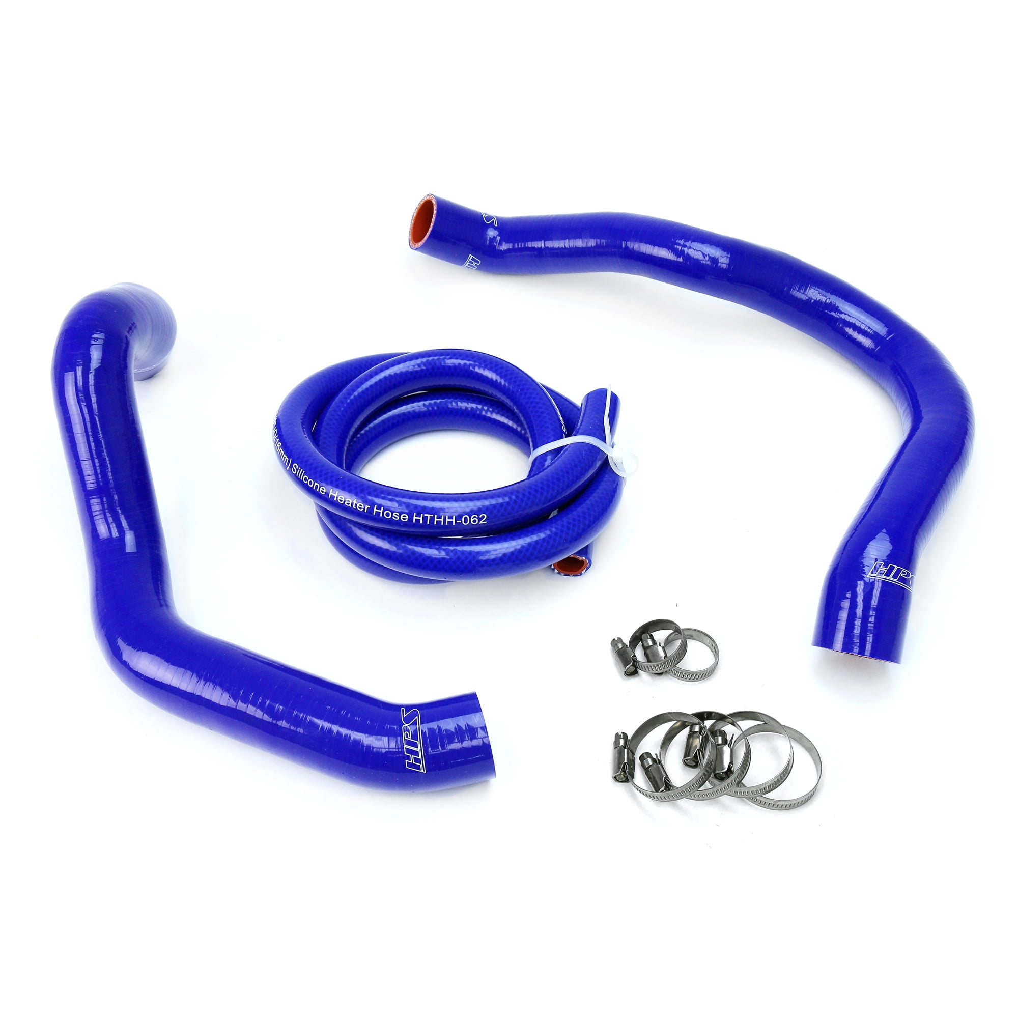 HPS Blue Reinforced Silicone Radiator + Heater Hose Kit for Jeep 9101 Cherokee XJ 4.0L