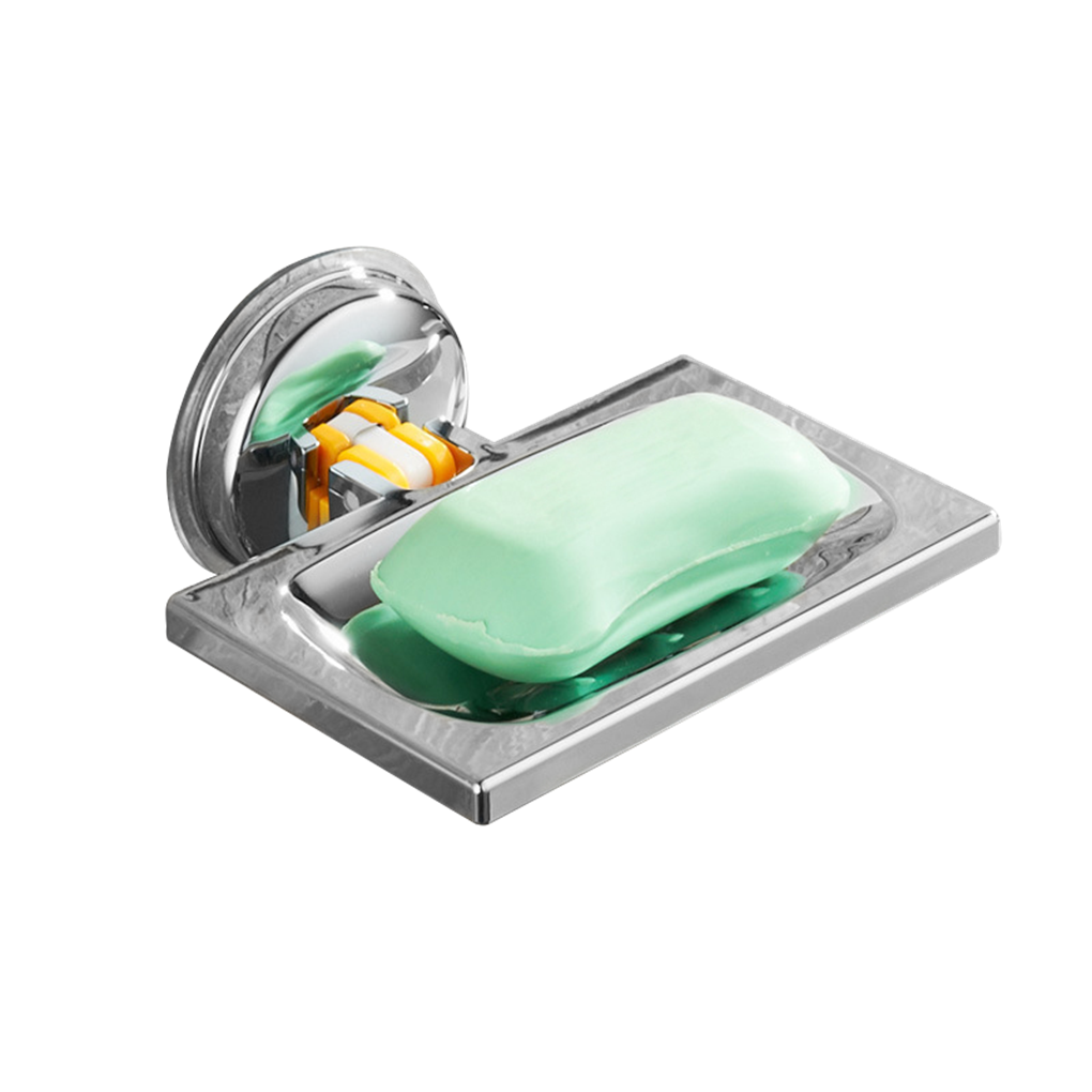 SANAG Stainless Steel Sponge Dish Suction Cup Metal Shelf Kitchen Sink Storage Tray Sponges