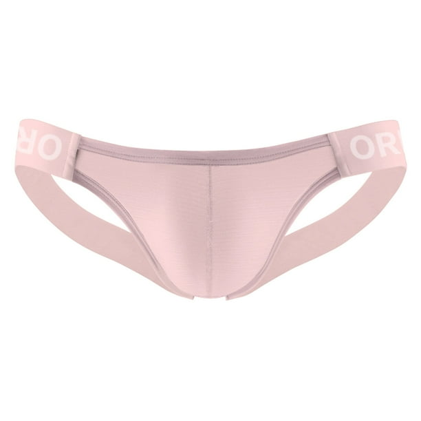 crtigd Low Waist Beltless Thong Close Fitting Breathable Lift Double Thong Men Men Cooling