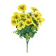 thumbnail image 2 of Flores de Pensamiento Artificiales con Tallos Realistas para Decoración del Hogar, Oficina, Bodas, 35x15 cm, Reutilizables, de Bajo Mantenimiento, 2 of 7