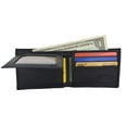 thumbnail image 5 of Men's Soft Genuine Leather Removable Double ID Window Flap Credit Card Money Holder Bifold Wallet by Swiss Marshal SW-P1143, 5 of 9