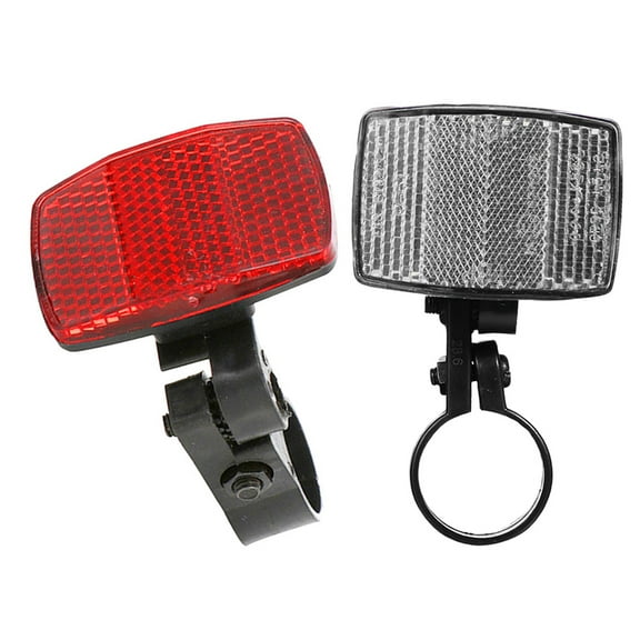 Onaparter 2 Pcs Reflector Bike Lights Lamp Night Cycling Reflectors Bicycles Accessories Accessory （As Shown）