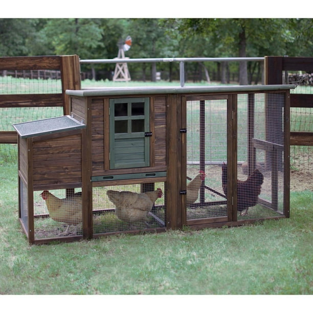 Doskocil Precision Pet Brown Hen House II Chicken Coop 