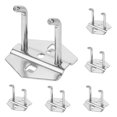 thumbnail image 4 of HOMEMAXS  6 Pcs Keys Hanger Tools Organize Count Pegboard Accessories Office Silver, 4 of 8