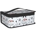thumbnail image 3 of Cute Floral Whale Small Insulated Lunch Box Portable Soft Bag Mini Cooler Insulated Lunch Bag With Handle For Work School, 3 of 8