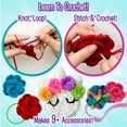 thumbnail image 6 of B Me Beginner Crochet Kit with Crochet Hooks & Yarn, 34 Pieces, 6 of 7