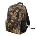thumbnail image 2 of Uorisanigo Camo Hunting Deer Kids Backpack for School, 17 Inch Large Capacity Rucksack, Large Capacity Bookbag for 6-12 Year, Perfect for School, Camping and Hiking, 2 of 7
