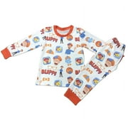Blippi Unisex Kid's Pajamas Orange Sleepwear Boys Girls Youtube Star Size 4T