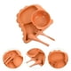 thumbnail image 5 of 1 set de placa de dinosaurio para niños pequeños niños Divided Children Bowl Bown Futk Spoon, 5 of 5