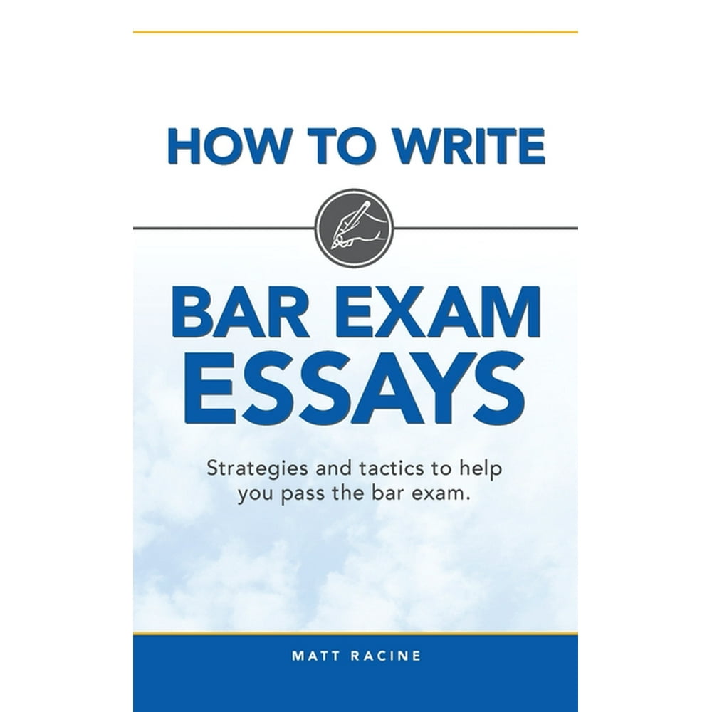 how to write bar exam essays pdf
