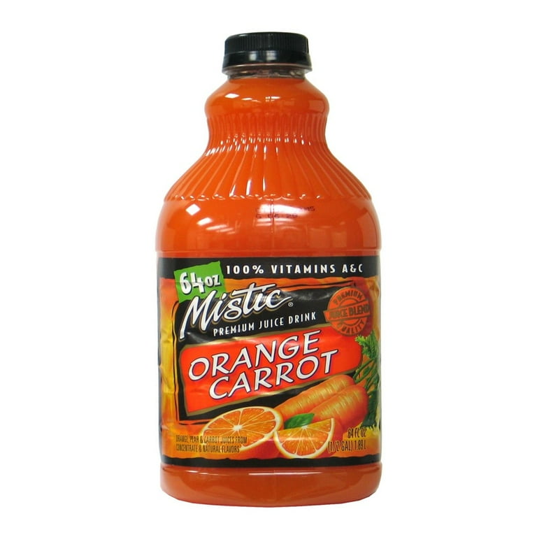 Mistic Orange Carrot Fruit Beverage Juice 64 fl oz Bottle Walmart