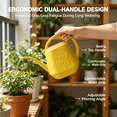 thumbnail image 5 of Large Capacity Watering Can Outdoor,1 Gallon Watering Can with Comfortable Handle Indoor Plant Watering Can Garden Plastic Watering Cans Long Spout for Indoor Outdoor Watering Plants(Yellow), 5 of 8