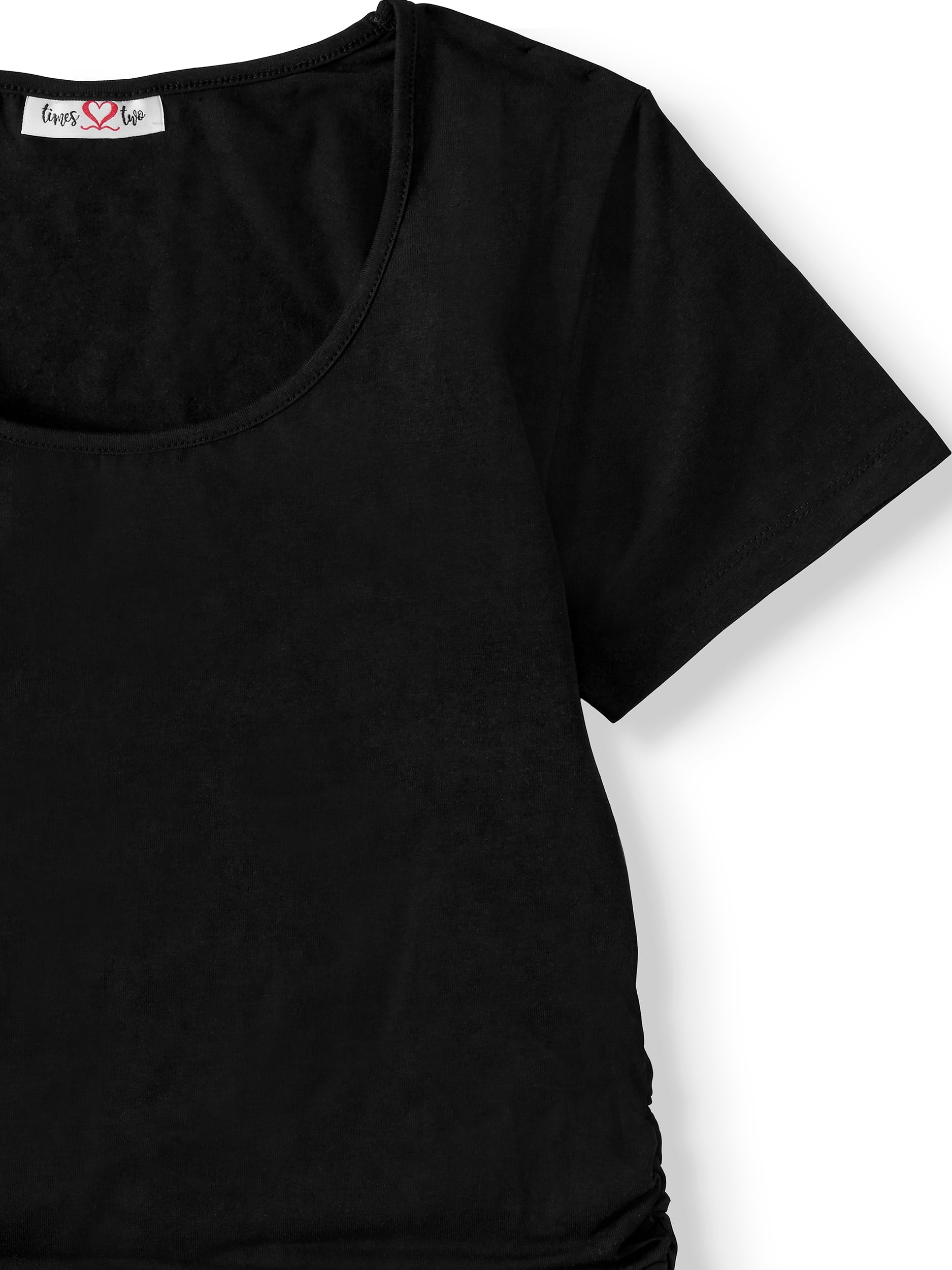 Oh! Mamma Maternity Women's Short Sleeve T-Shirt & Tank Top, 2 Pack (Womens & Women's Plus)