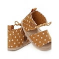 thumbnail image 4 of Baby Toddler Girls Bow Polka Sandals-Soft Rubber Sole Baby Walking Shoes Party Princess Sandals, 4 of 6