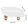 thumbnail image 2 of ETHZZLE 5Pcs Dryer Thermal Fuse Replacement Ivory Universal for Home Use Compatible with Multiple Dryer Brands, 2 of 8