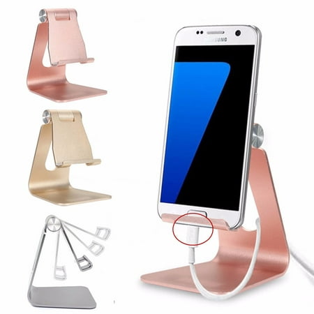 Universal Aluminum Cell Phone Desk Stand Holder Mount Cradle