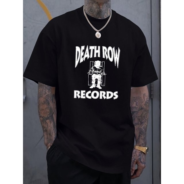 Vibrant Portrait Printed Crew Neck T-Shirt - Trendy Fashion Men's Casual Tees - Soft, Breathable, Relaxed Fit, Short Sleeve, Crew Neck Design