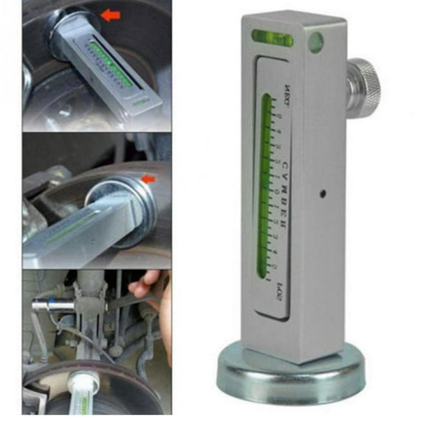 Nueva herramienta ación magnética para alineación de ruedas de inclinación de SUV de automóviles con ruedas Cola Medidor de nivel de calibre de camiones de coche