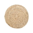 thumbnail image 2 of Woven Placemats Round, Natural Water Hyacinth Weave Placemat for Dining Table, Large Handmade Woven Placemats Heat Resistant Non-Slip, 2 of 4
