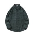thumbnail image 2 of Coorders Hanes Men's and Big Men's Plaid Flannel Button Down Shirts, Long Sleeve, Sizes M-5XL, 2 of 4