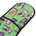 thumbnail image 2 of Dailycode Double Sided Oven Mitt with Loop Heat Resistant Kitchen Long Potholders 7" x 35" Cartoon Cute French Bulldog, 2 of 6