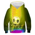 thumbnail image 3 of Sudadera con capucha con estampado 3D de fútbol para hombre, sudadera informal de manga larga, holgada, de gran tamaño, 3 of 5