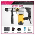 thumbnail image 2 of Marteau Électrique Multifonction 2000W 2200W, Perceuse à Impact Industrielle, Marteau Électrique, Pic Électrique, Marteau Rechargeable, Outil Électrique, Larges Applications, 2 of 7