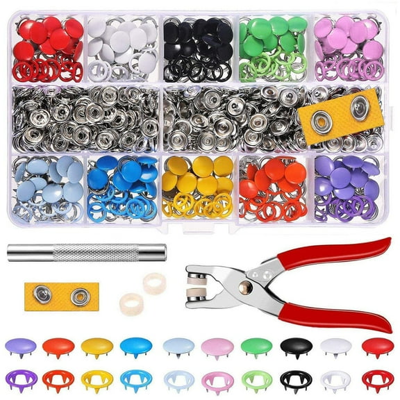 Ghojet Multi-color Snap Sewing Fasteners (100 Pieces)