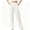 White, variant on BADHUB Womens Dress Pant Pleat Business Casual High Waisted Pant Fashion Offic Slack Solid Color Trousers Coffee M