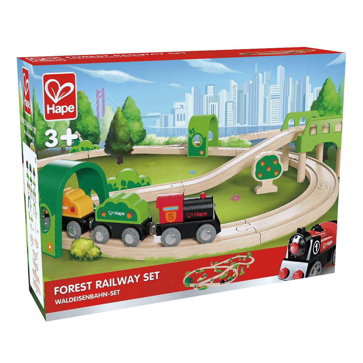 hape forest railway set