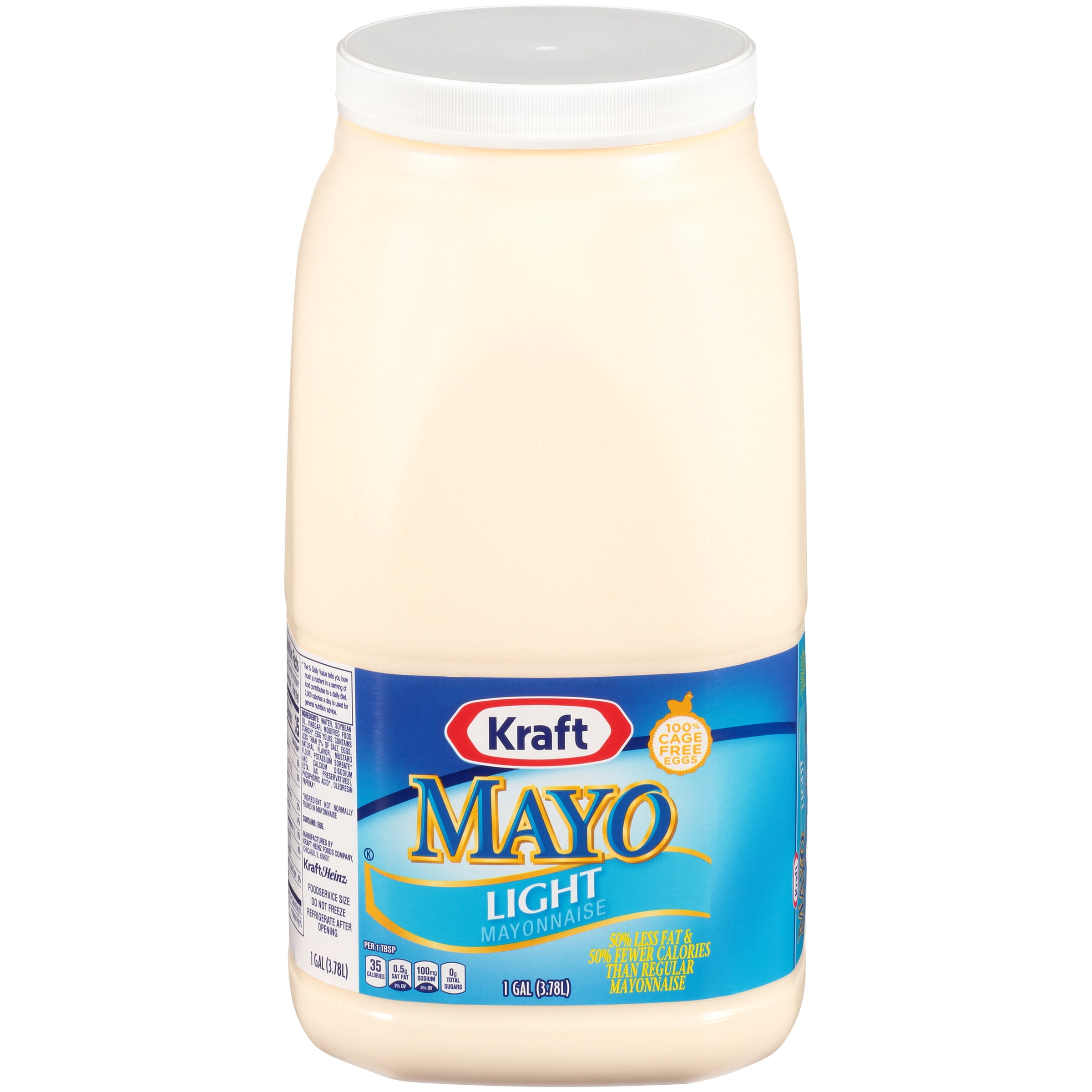 KRAFT Light Mayonnaise, 1 gal. Jugs (Pack of 4)