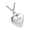 Silver, variant on Memorial Pet Cremation Necklace Steel Keepsakes Pendant With Secure Ashes Container For Pet Loss Remembrances Jewelry