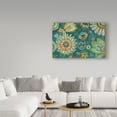 thumbnail image 3 of Trademark Fine Art 'Decorative Peacock Floral' Canvas Art by Silvia Vassileva, 3 of 3
