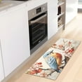 thumbnail image 5 of Bird Branches Flowers Bathroom Rug Non Slip Bathroom Mats Entry Door Soft Carpets for Kitchen Bedroom Living Room 39x20 inch, 5 of 7