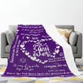 thumbnail image 2 of LHSHID Wife Blanket to My Wife Blanket from Husband Mothers Day Birthday Gifts for Wife Wife Birthday Gift Ideas Wedding Anniversary Romantic Gifts for Wife Wife Gifts from Husband 40"x50", 2 of 8
